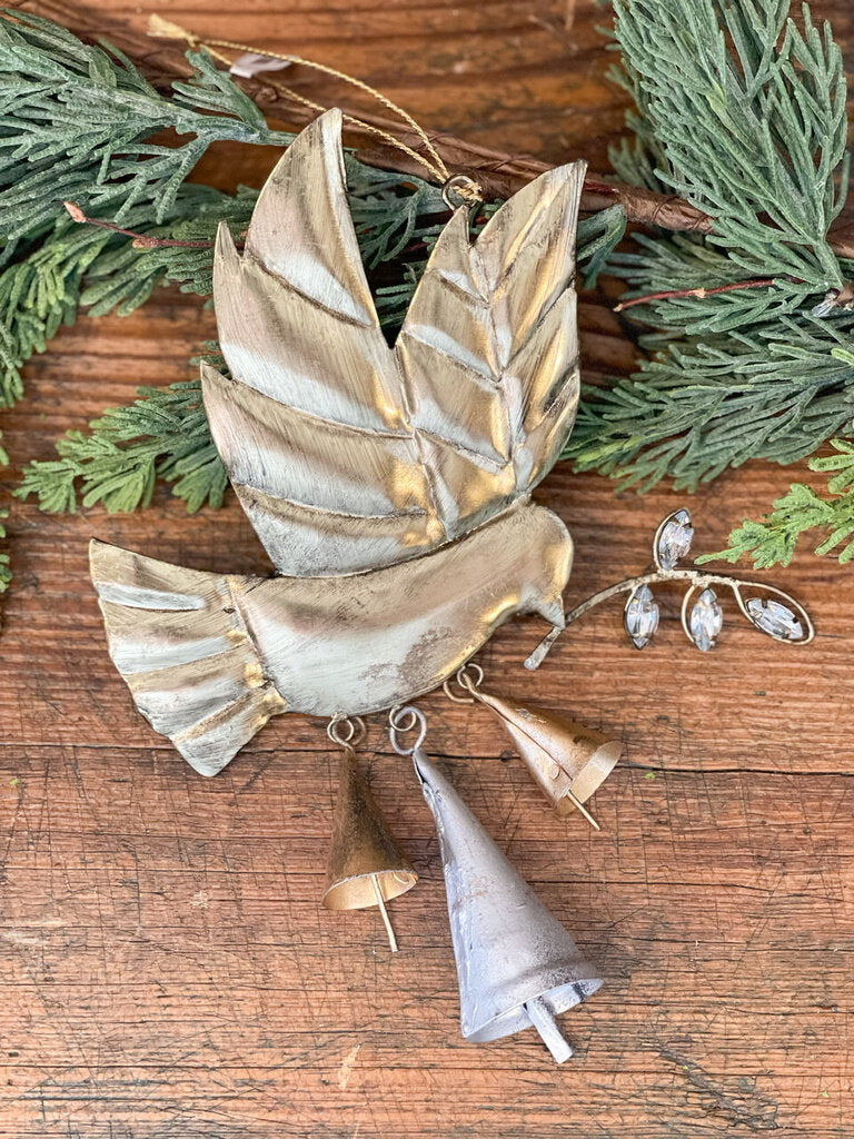 DOVE & OLIVE BRANCH ORNAMENT