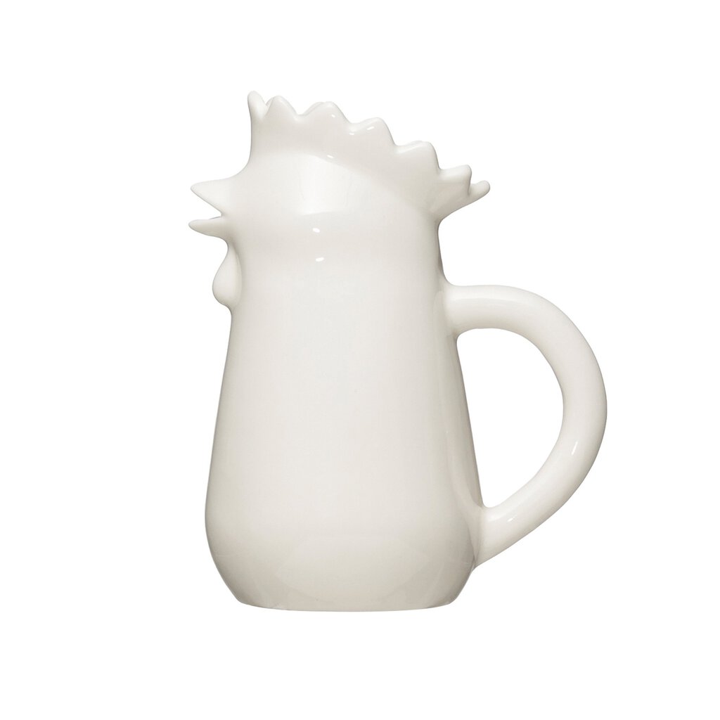 STONEWARE CHICKEN CREAMER